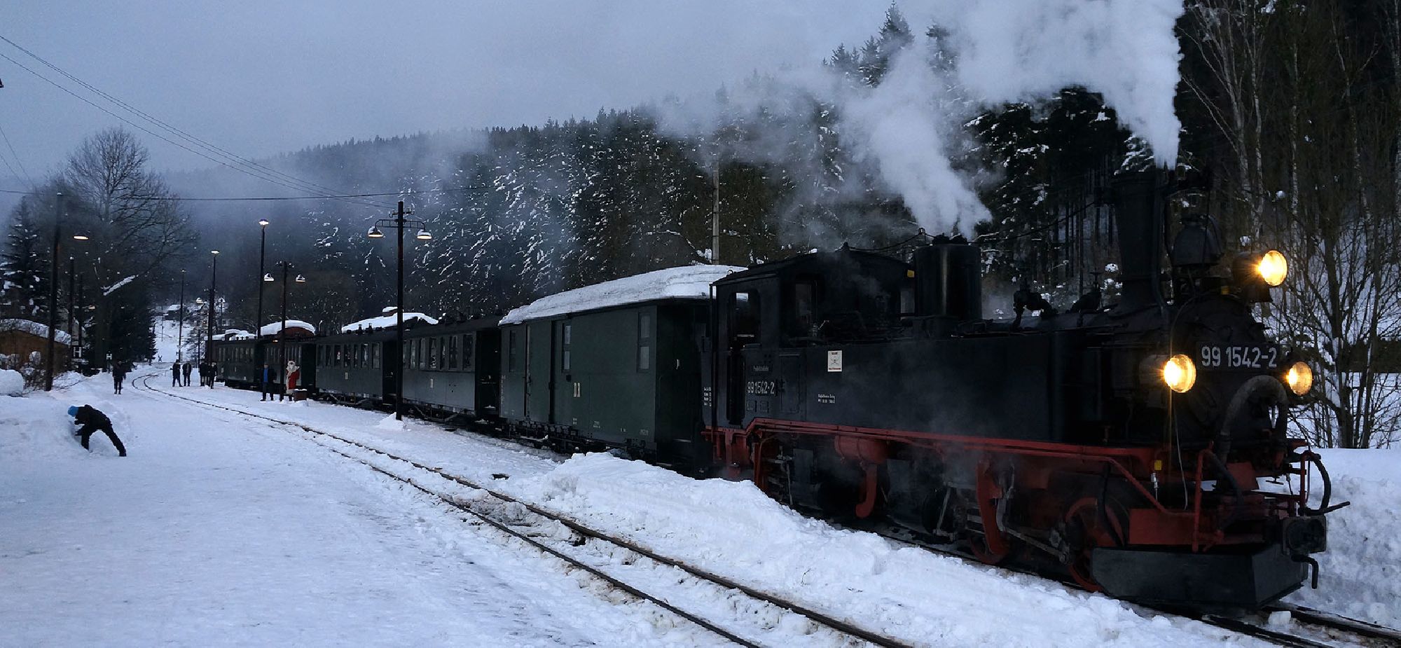 Dampflokfahrt mit der Pressnitztalbahn