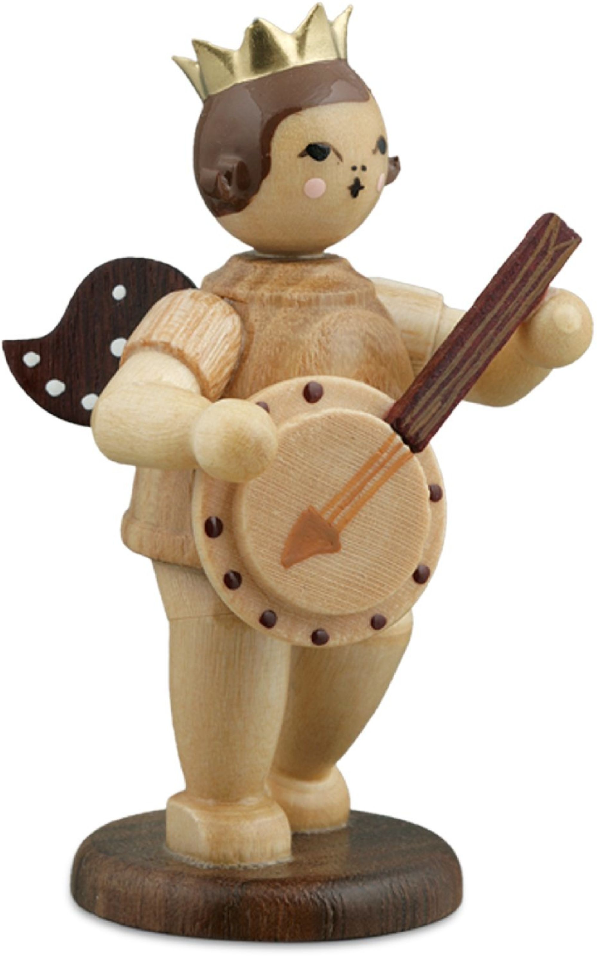 naturfarbener Musikantenengel mit Banjo
