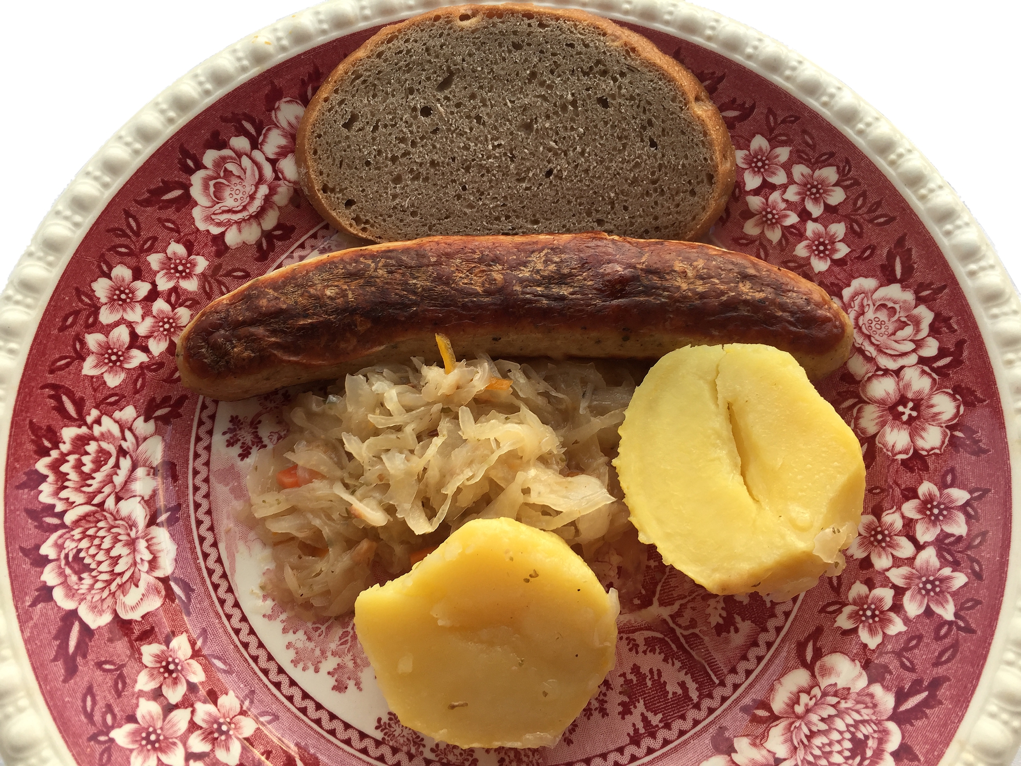 Bratwurst Sauerkraut Weihnachten Erzgebirge