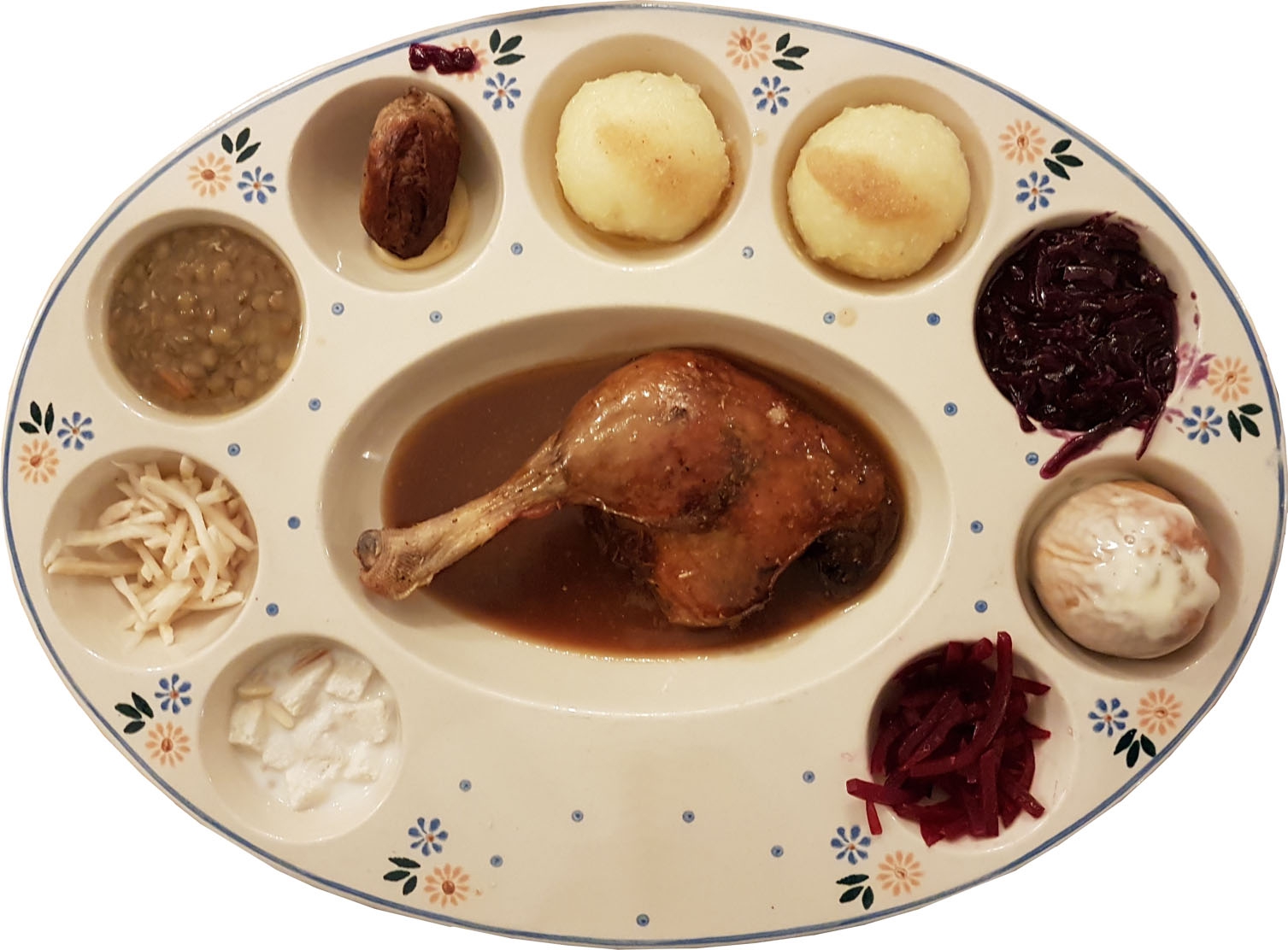 Neunerlei Essen im Erzgebirge GaststÃ¤tten