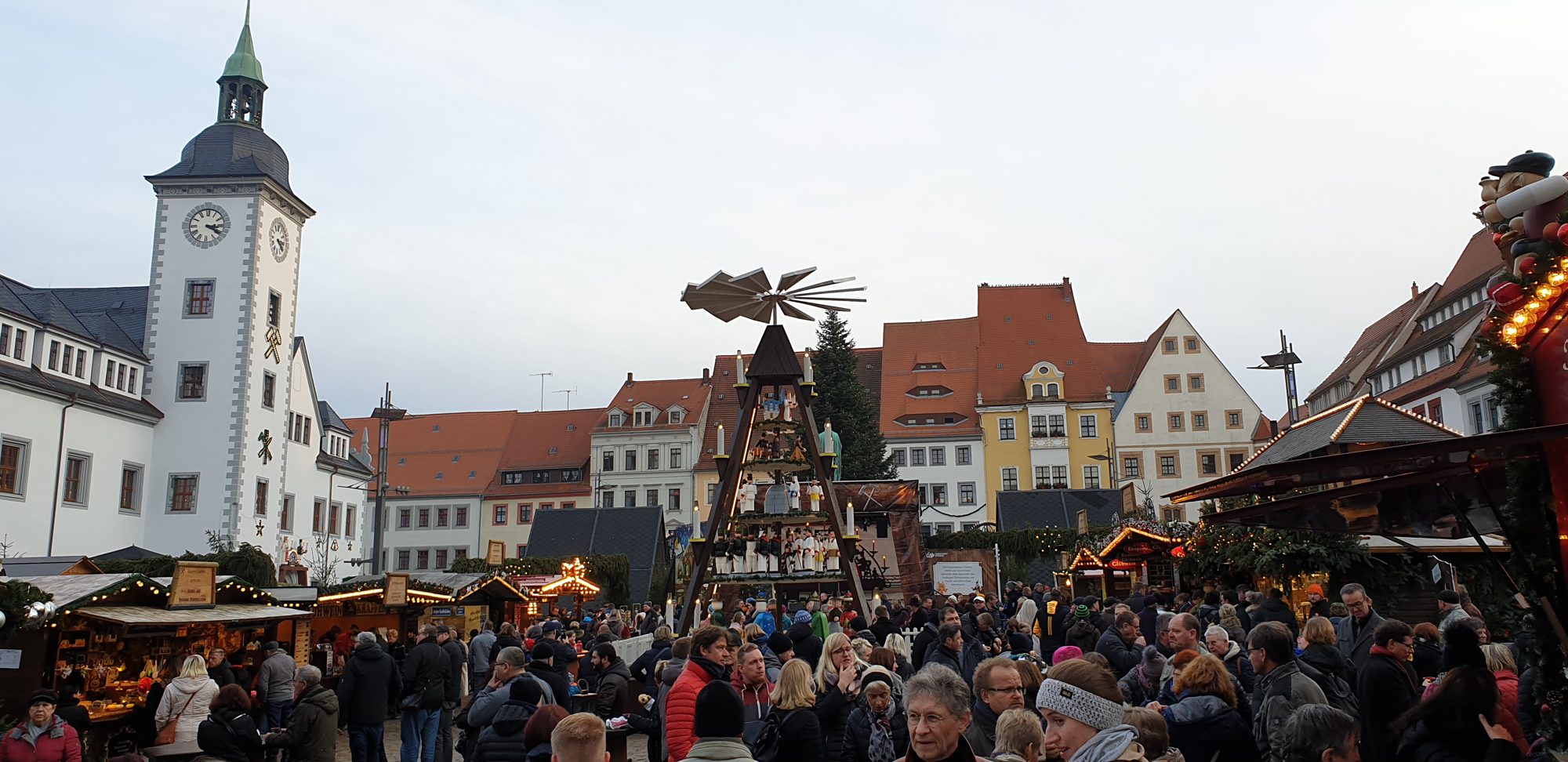 schönster Weihnachtsmarkt Erzgebirge - Freiberg