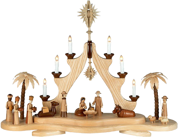 Spitzbogen Motiv Christi Geburt