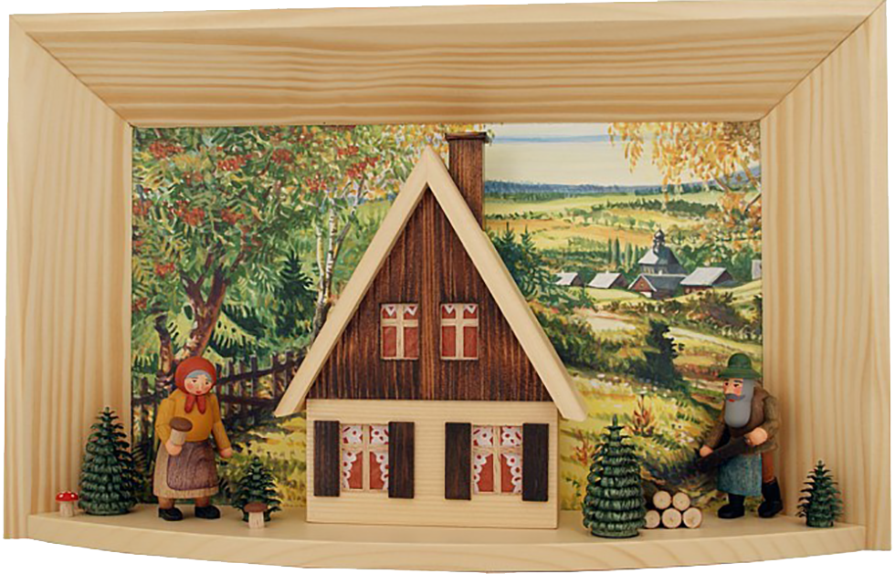 Wandbild als Weihnachtsbeleuchtung