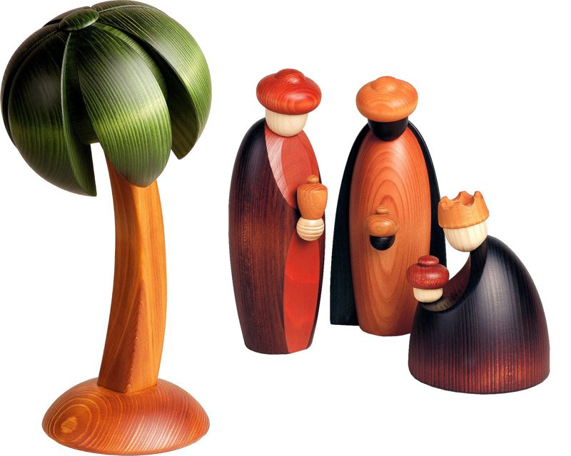 große Weihnachtsfiguren aus Holz - Björn Köhler